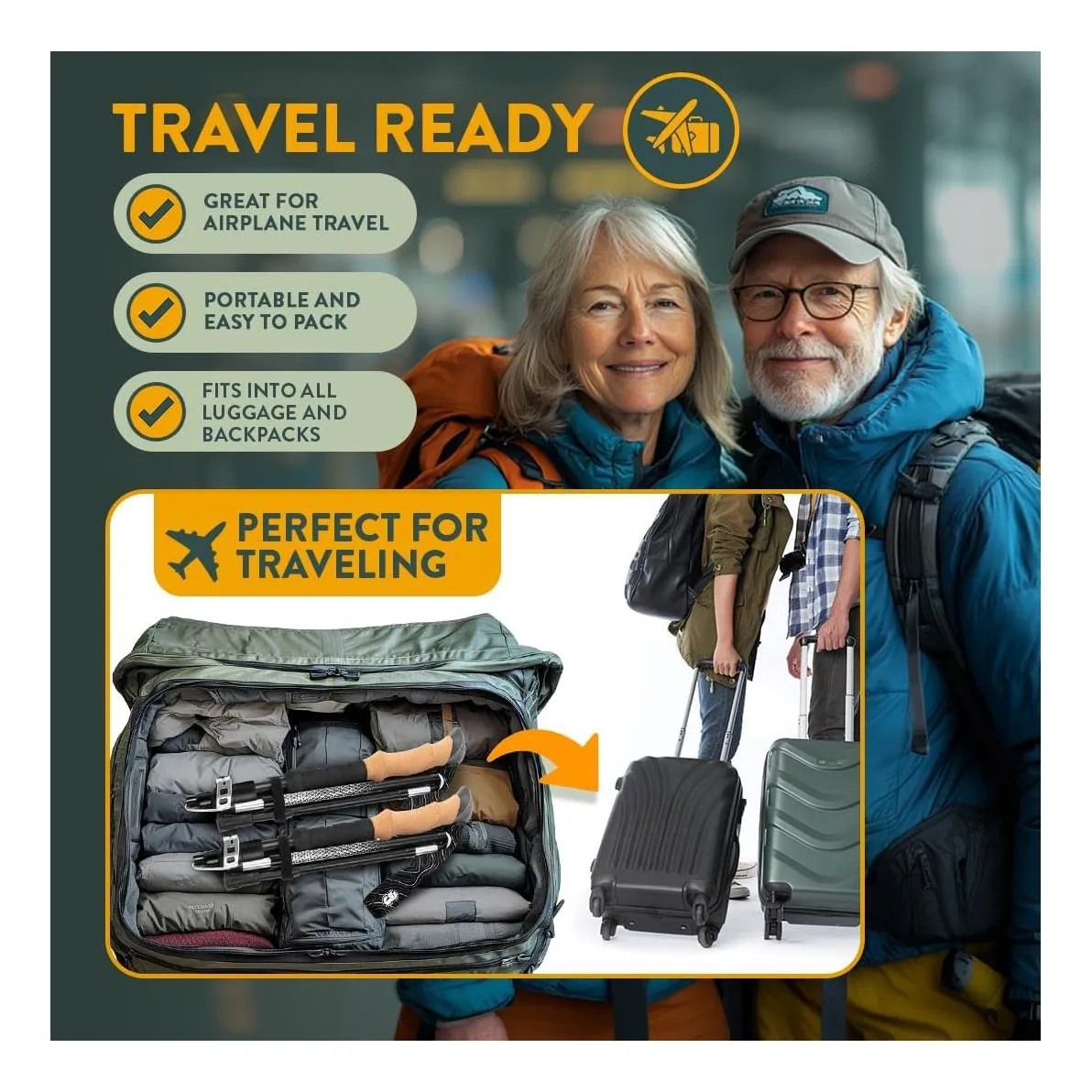 Bast�o de Caminhada Sendas Trail Pro 7075