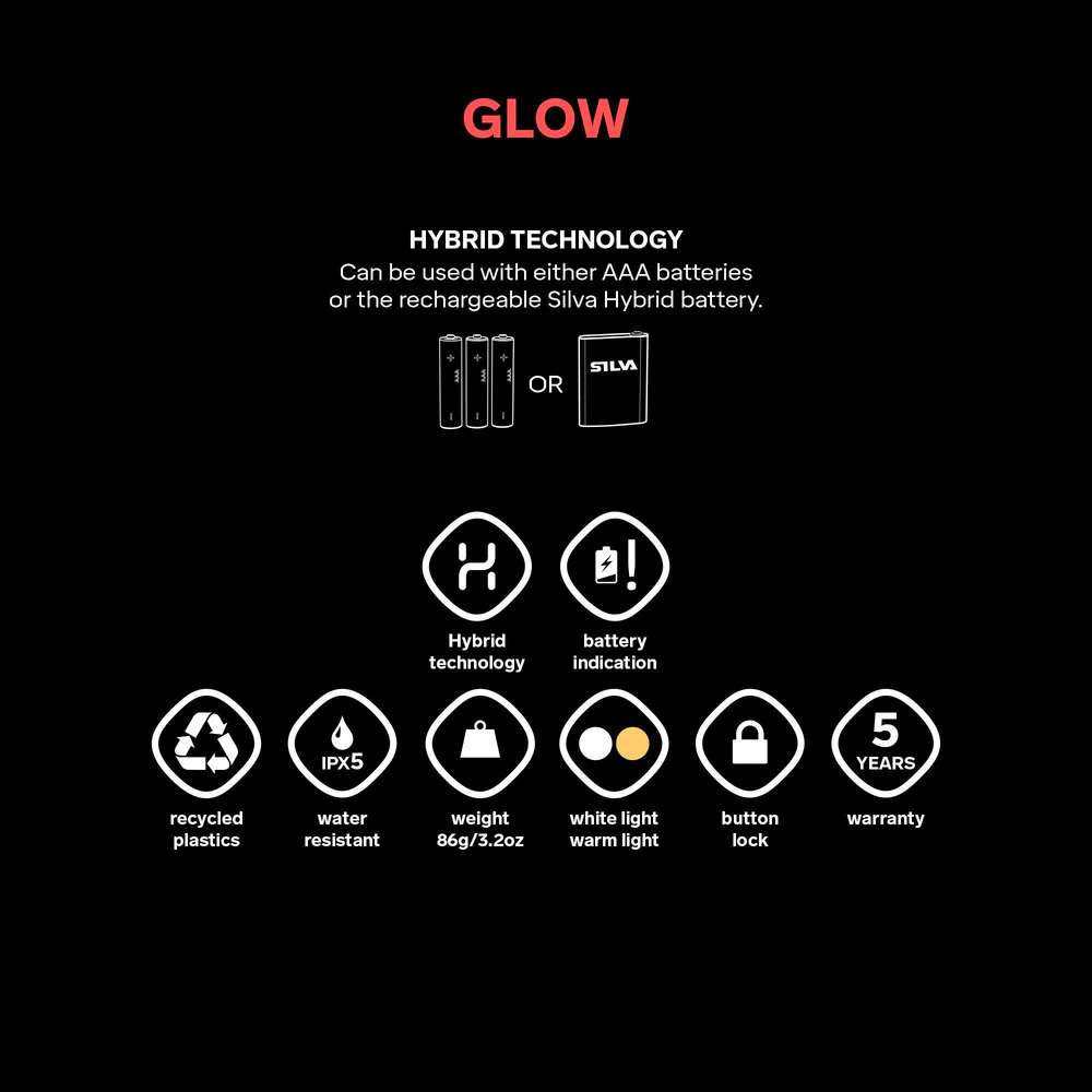 Lanterna Silva Glow Black