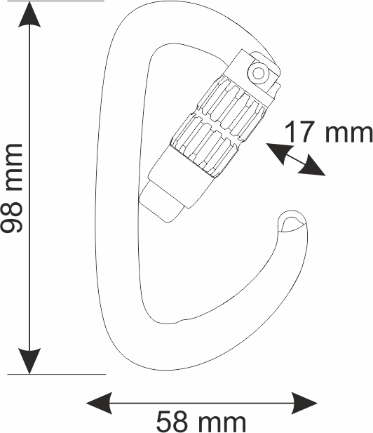 Mosquet�o C.A.M.P. ORBIT 2LOCK