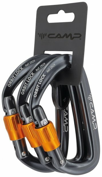Mosquetes Camp Orbit Lock 24KN Chumbo 3pcs