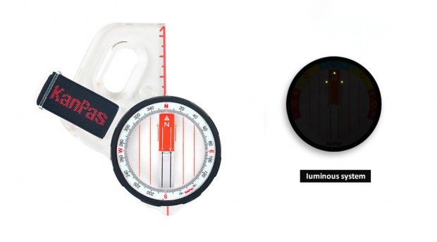 B�ssola de Polegar Kanpas MA-46-FS Stable - Rainbow