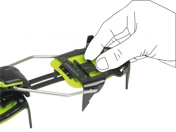 Crampon CAMP ASCENT - AUTO / SEMI-AUTO
