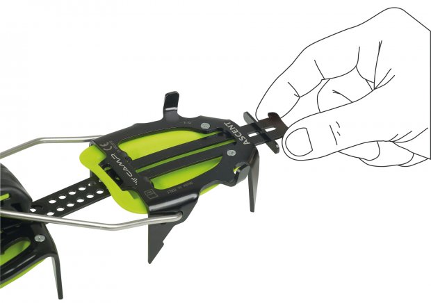 Crampon CAMP ASCENT - AUTO / SEMI-AUTO