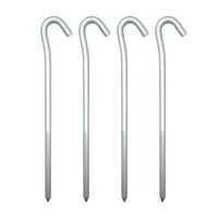 Estacas Coghlan's Aluminum Tent - Kit com 4 Pcs