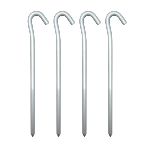 Estacas Coghlan's Aluminum Tent - Kit com 4 Pcs