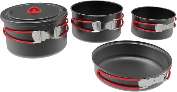 Kit de Panelas Coghlan's Hard Anodized Family Cook Set
