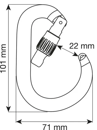 Mosquetão Camp NIMBUS LOCK