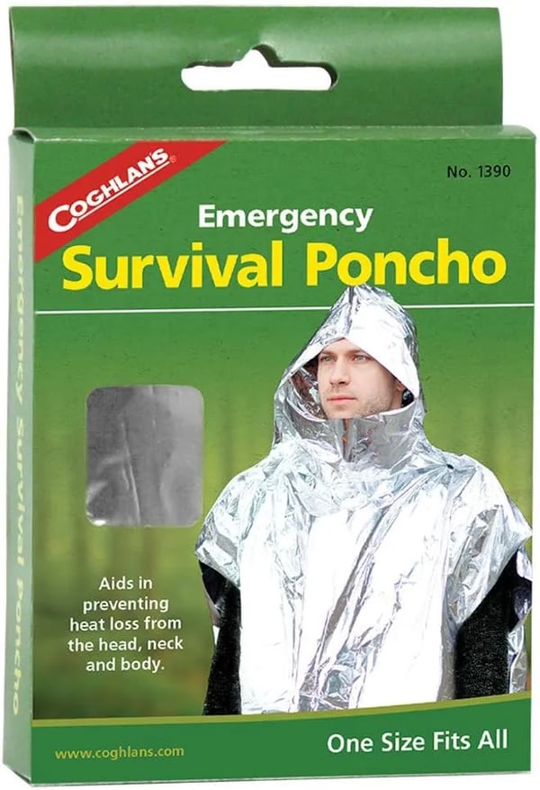 Poncho Aluminizado de Emergência - Coghlans